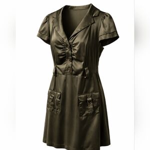 Torrid Plus Size Olive Dress — Work to Evening | Free Shipping